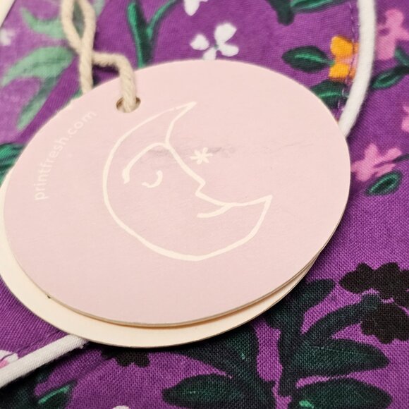 W Tag Anthropologie Print Fresh Purple Violet Dogs Poddle PJ Pajama Set Womens S - Picture 6 of 16